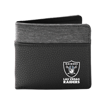 Las Vegas Raiders Pebble BiFold Wallet BLCK
