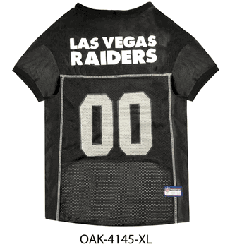 Las Vegas Raiders Pet Mesh Jersey X-Large