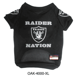 Las Vegas Raiders Pet Raglan Jersey X-Large