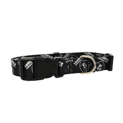 Las Vegas Raiders Pet Team Collar LV L