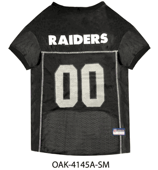 Las Vegas Raiders Pet Team Jersey Small