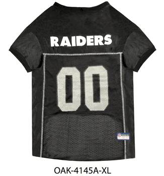 Las Vegas Raiders Pet Team Jersey X-Large