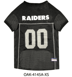 Las Vegas Raiders Pet Team Jersey X-Small