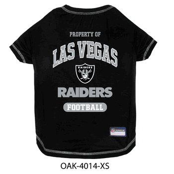 Las Vegas Raiders Pet Tee Shirt X-Small
