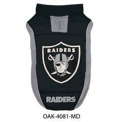Las Vegas Raiders Puffer Vest - Medium
