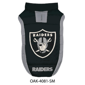Las Vegas Raiders Puffer Vest Small