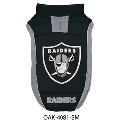 Las Vegas Raiders Puffer Vest Small