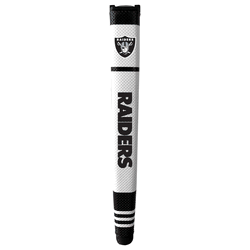 Las Vegas Raiders Putter Grip (White with colored stripes)