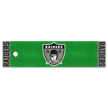 Las Vegas Raiders Putting Green Mat - 1.5ft. x 6ft., NFL Vintage