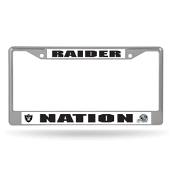 Las Vegas Raiders - Raider Nation - Chrome Frame