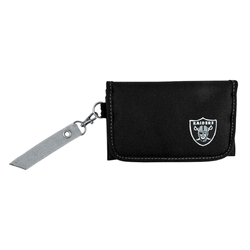 Las Vegas Raiders Ribbon Organizer Wallet Gray