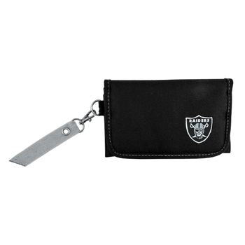 Las Vegas Raiders Ribbon Organizer Wallet Gray