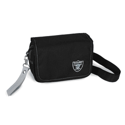 Las Vegas Raiders Ribbon Waist Pack Purse Gray