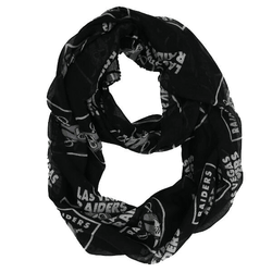 Las Vegas Raiders Sheer Infinity Scarf LV