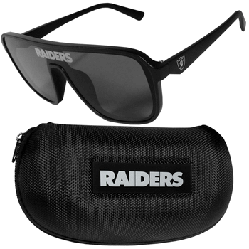 Las Vegas Raiders Shield Sunglasses with Case