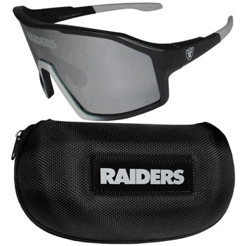 Las Vegas Raiders Shield Sunglasses with Case