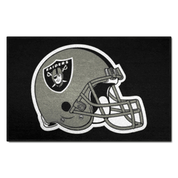 Las Vegas Raiders Starter Mat Accent Rug - 19in. x 30in., Helmet Logo