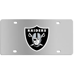 Las Vegas Raiders Steel License Plate Wall Plaque