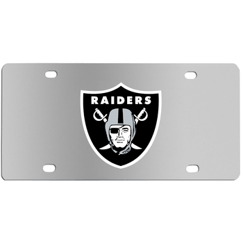 Las Vegas Raiders Steel License Plate Wall Plaque