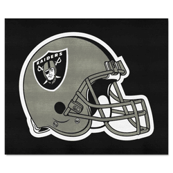Las Vegas Raiders Tailgater Rug - 5ft. x 6ft., Helmet Logo