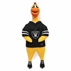 Las Vegas Raiders Team Rubber Chicken Toy