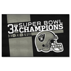 Las Vegas Raiders Ulti-Mat Rug - 5ft. x 8ft.