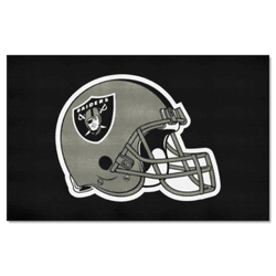 Las Vegas Raiders Ulti-Mat Rug - 5ft. x 8ft., Helmet Logo