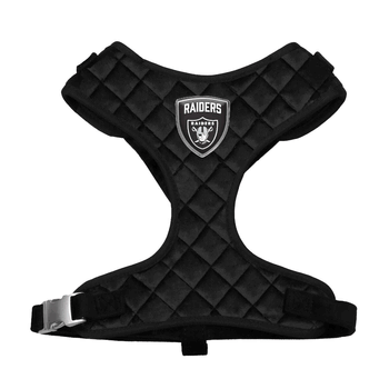 Las Vegas Raiders Velvet Pet Harness - Large