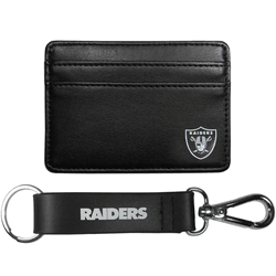 Las Vegas Raiders Weekend Wallet & Strap Key Chain