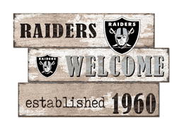 Las Vegas Raiders Welcome 3 Plank