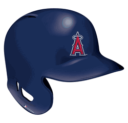 Los Angeles Angels 12in Authentic Helmet Sign