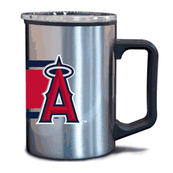 Los Angeles Angels 15oz Stripe Plastic Wall Stainless Mug