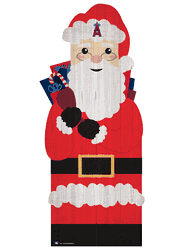 Los Angeles Angels 31" Santa Leaner