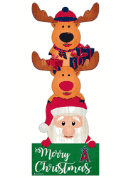 Los Angeles Angels 31" Santa Stack Leaner