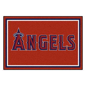 Los Angeles Angels 5ft. x 8 ft. Plush Area Rug
