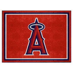Los Angeles Angels 8ft. x 10 ft. Plush Area Rug