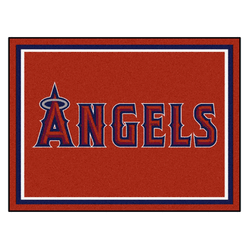 Los Angeles Angels 8ft. x 10 ft. Plush Area Rug