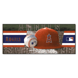 Los Angeles Angels Baseball Runner Rug - 30in. x 72in.