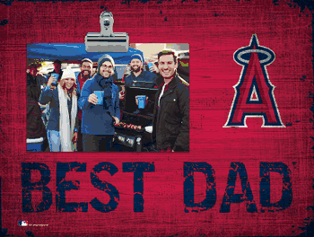 Los Angeles Angels Best Dad Clip Frame