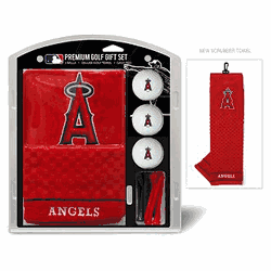 Los Angeles Angels Embroidered Towel Golf Gift Set