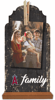 Los Angeles Angels Family Clothespin 6x12
