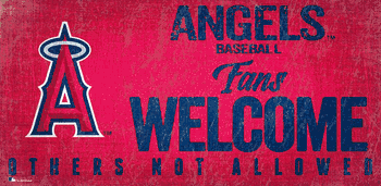 Los Angeles Angels Fans Welcome 6x12 Sign