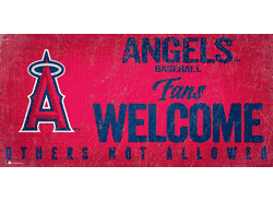 Los Angeles Angels Fans Welcome 6x12 Sign