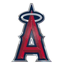 Los Angeles Angels Heavy Duty Aluminum Embossed Color Emblem