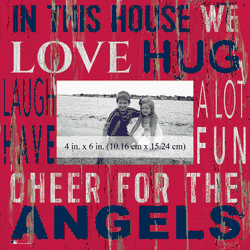 Los Angeles Angels In this House 10x10 Frame