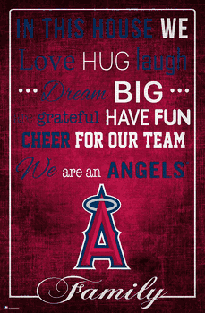 Los Angeles Angels In This House 17x26