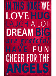 Los Angeles Angels In This House Sign