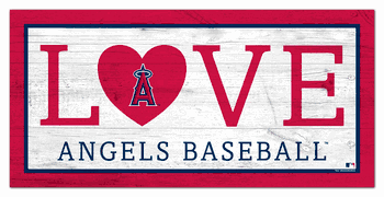 Los Angeles Angels Love 6x12 Sign