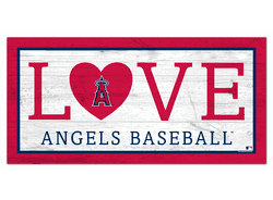 Los Angeles Angels Love 6x12 Sign
