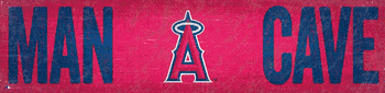 Los Angeles Angels Man Cave 6x24 Sign